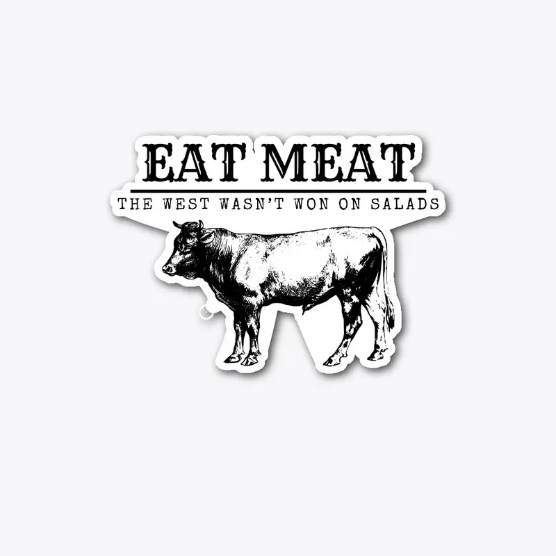 EAT BEEF STICKER