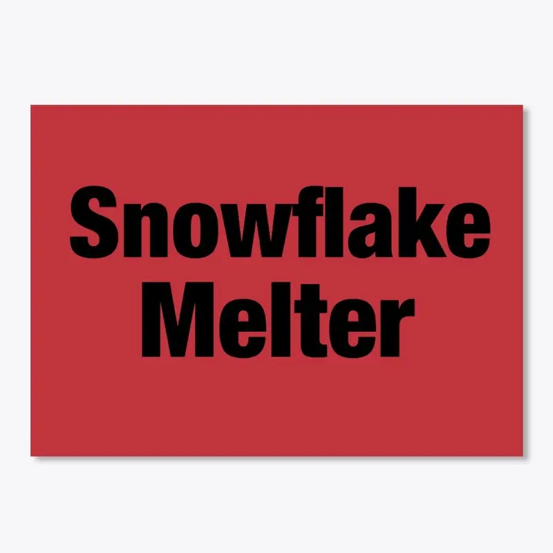 Snowflake Melter Sticker 